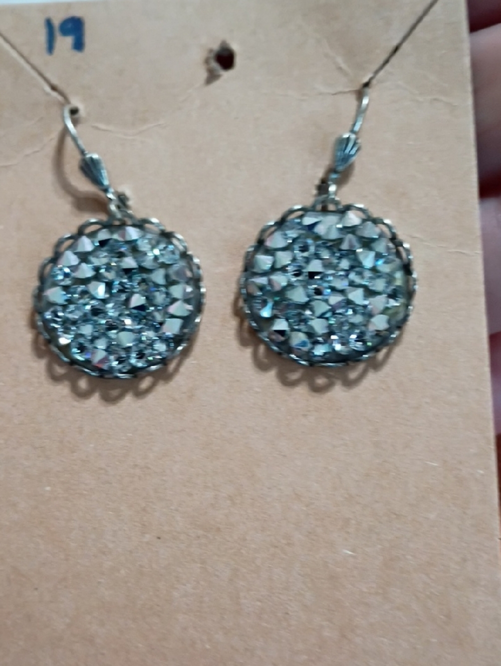 Clara Beau Swarovski Crystal Rock Earrings